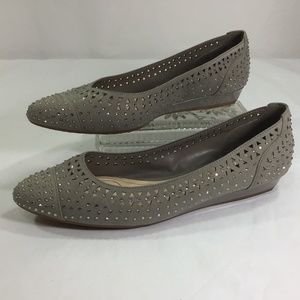 Alex Marie Gray/Silver Studded Flats